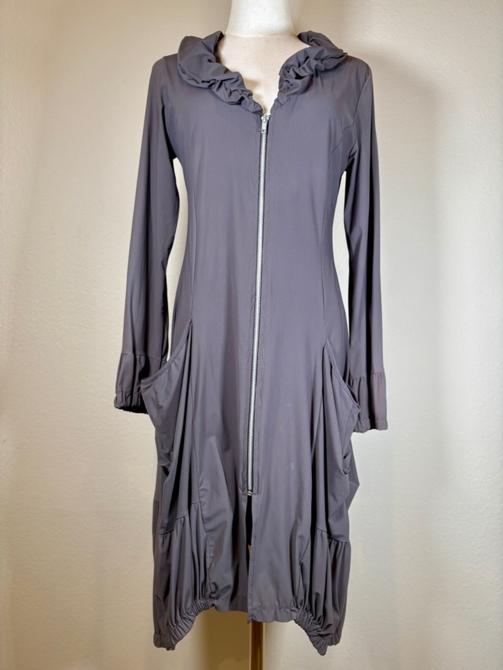 Sunlight Paris Sonny Long Sleeve Zip Front Dress/Jacket Size Small